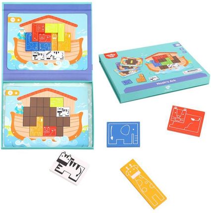 Tooky Toy Układanka Logiczna Puzzle Tetris Arka Noego 26 El.