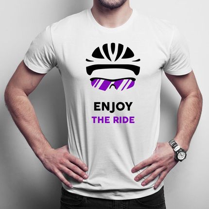 Enjoy the ride - męska koszulka na prezent