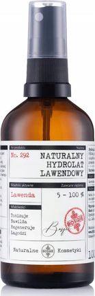 Bosqie Lavender Hydrolate No.292 Naturalny Hydrolat Lawendowy 100Ml