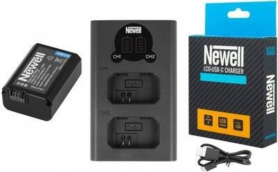 Newell Ładowarka Lcd + Bateria Np-Fw50 Do Sony