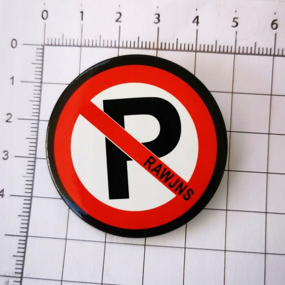 Clamoty Przypinka Buton Pin Znak Znaczek Zakaz Parkowania