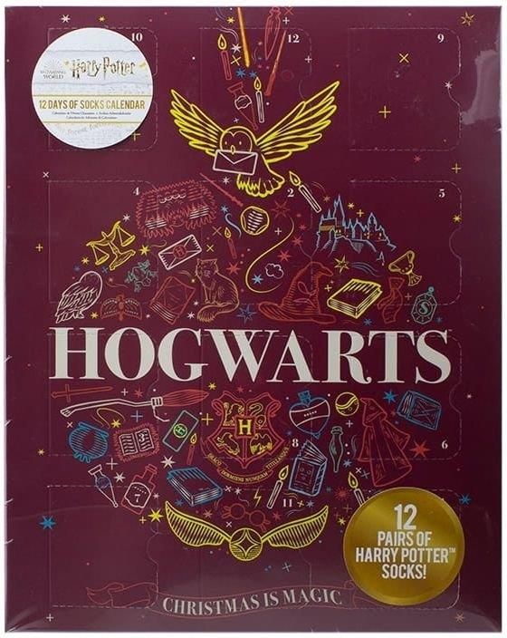 Kalendarz adwentowy Harry Potter ze skarpetkami - zdjęcie 1 Kalendarz adwentowy Harry Potter ze skarpetkami