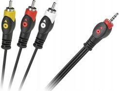 Kabel Jack 3.5 Cztero-Polowy 3 X Rca 1.5M