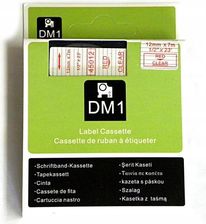 Zdjęcie Puty Taśma Zamiennik Dymo 45012 S0720520 12Mm Czerwony/ - Siewierz