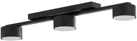 TK Lighting plafon Dallas 3xGX53 czarny (6243)