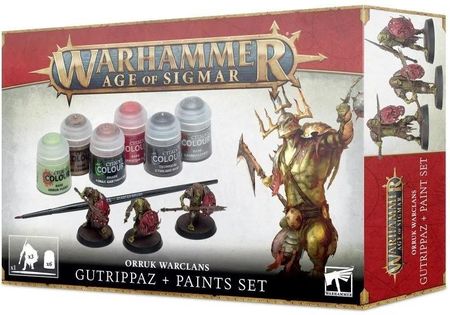 Games Workshop Warhammer Age of Sigmar Orruk Warclans Gutrippaz + Paints Set