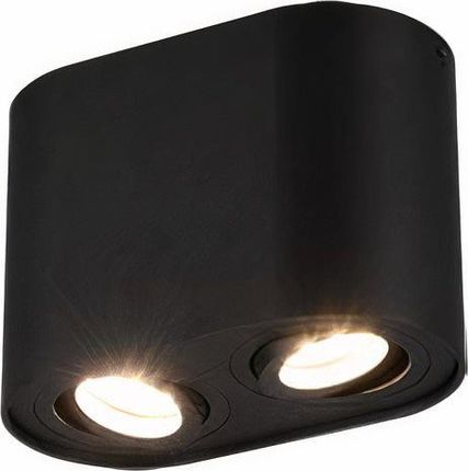Lampa sufitowa lampa sufitowa Cookie 17 cm GU10 stal 35W czarna (TWM_530333)