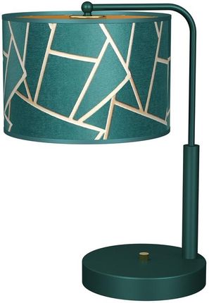 Milagro - Lampa stołowa ZIGGY E27 - zielony/złoty - (MLP7581)