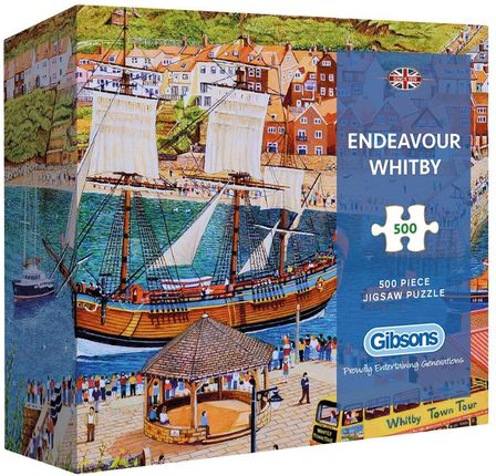 Gibsons Puzzle 500El. Statek Endeavour/Whitby/Anglia G3