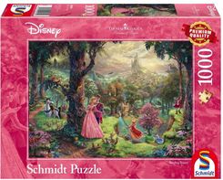 Zdjęcie Schmidt Puzzle Śpiąca Królewna 1000El. Elementów Thomas Kinkade - Suchedniów