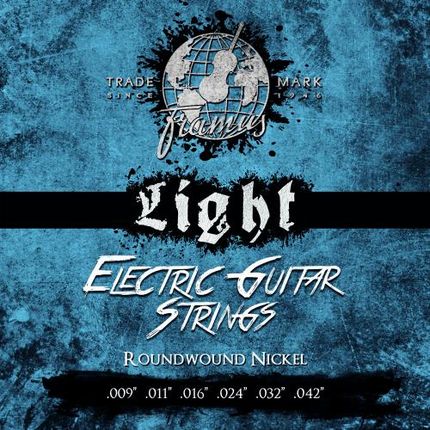Framus Blue Label struna do gitary elektrycznej, Nickel-Plated Steel - Light, 009" -042" 