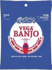 Martin V740 Strings Vega Retro Banjo 7405 Medium struny do banjo 10-10