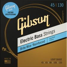 Gibson SBG5-LSL Long Scale Brite Wire Electric Bass Strings, 5-String, Roundwound struny basowe