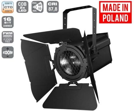 Flash Pro LED Fresnel Lantern ZOOM Mk2 250W CWWW - reflektor teatralny