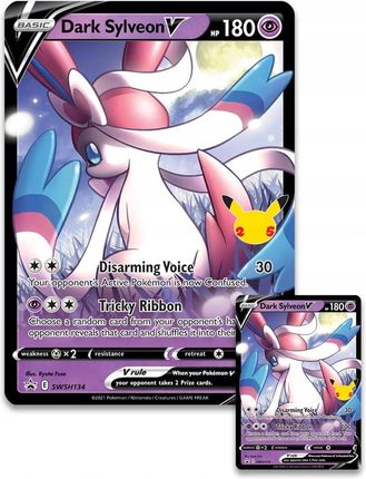 Celebrations ポケモンカードゲーム Dark Sylveon V Pokémon TCG Celebrations Collection Dark Sylveon V - Ceny i