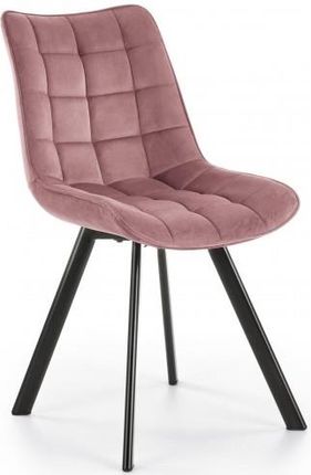 Halmar Krzesło Do Salonu K332 Różowe Skandynawskie Welur 2238