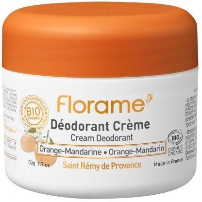 Florame Organiczny Dezodorant W Kremie Pomarańcza Mandarynka 50Ml