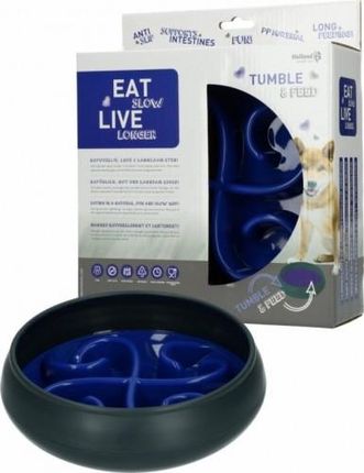 Holland Animal Care Hac Eat Slow Tumble Miska Spowalniająca Jedzenie Niebieska