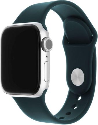 Fixed Zestaw Pasków Silikonowych Silicone Strap Do Apple Watch 42/44/45 Mm Ciemnozielony Fixsst-434-Drgre