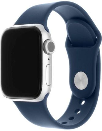 Fixed Zestaw Silikonowych Pasków Silicone Strap Dla Apple Watch 42/44/45 Mm Metaliczny Niebieski Fixsst-434-Cbbl