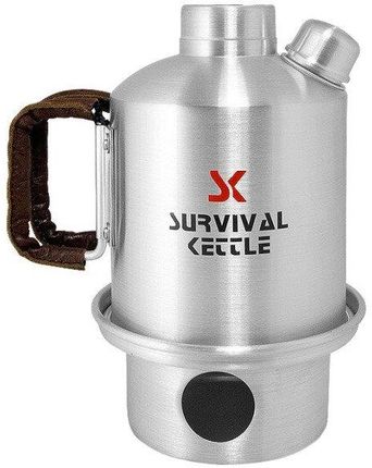 Survival Kettle Czajnik Turystyczny Silver Half 0,6L