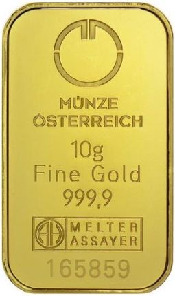 Münze Österreich 10G (Kinegram) Sztabka Złota