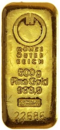 Münze Österreich 500G (Kinegram) Sztabka Złota