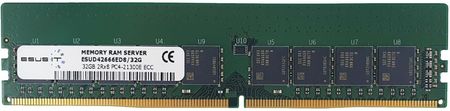 Esus It Pamięć RAM 1x 32GB ECC UNBUFFERED DDR4 2Rx8 2666MHz PC4-21300 UDIMM (ESUD42666ED832G)