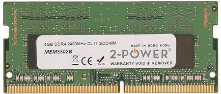 2-Power Pamięć RAM 1x 4GB 2-POWER SO-DIMM DDR4 2400MHz PC4-19200  (MEM5502B)