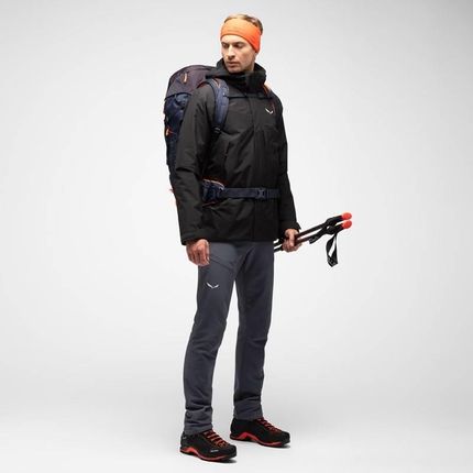 Giacca Convertible SALEWA Stelvio Uomo - Impermeabile, Traspirante, Con Cappuccio Staccabile - Foto 10