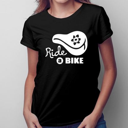 Ride a bike – lady style - damska koszulka na prezent