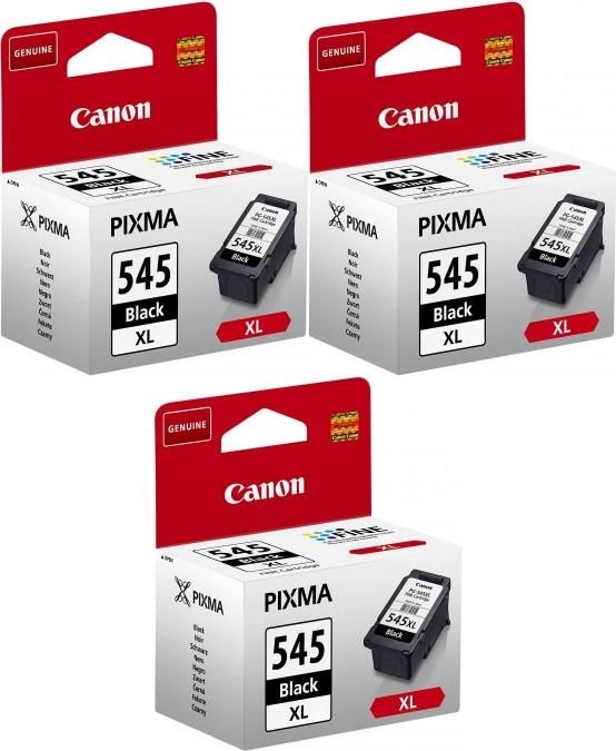 Tusz Canon 3x PG-545XL Ink Cartridge Black (3X8286B001) Do Drukarki ...