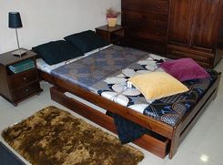 Zdjęcie Meblo Drew Zestaw Figaro 120X200 + Materac Kieszeniowy Orzech 2624 - Rabka-Zdrój