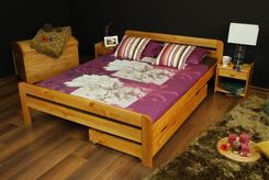 Zdjęcie Meblo Drew Zestaw Ted 120X200 + Materac Kieszeniowy Dąb 2657 - Kraków