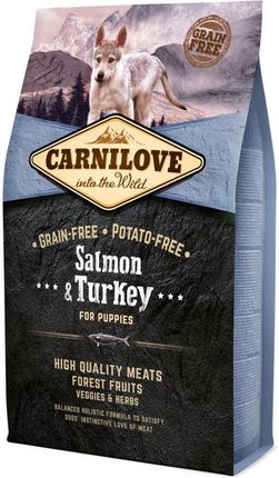 Carnilove Salmon&Turkey For Puppies 4Kg