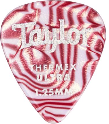 Taylor Premium Darktone Thermex Ultra Picks 351 Ruby Swirl 1.25