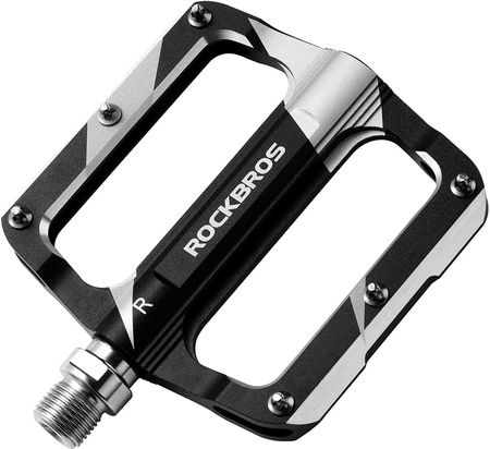 Rockbros Pedały Platformowe Aluminiowe Czarne K306 Bk