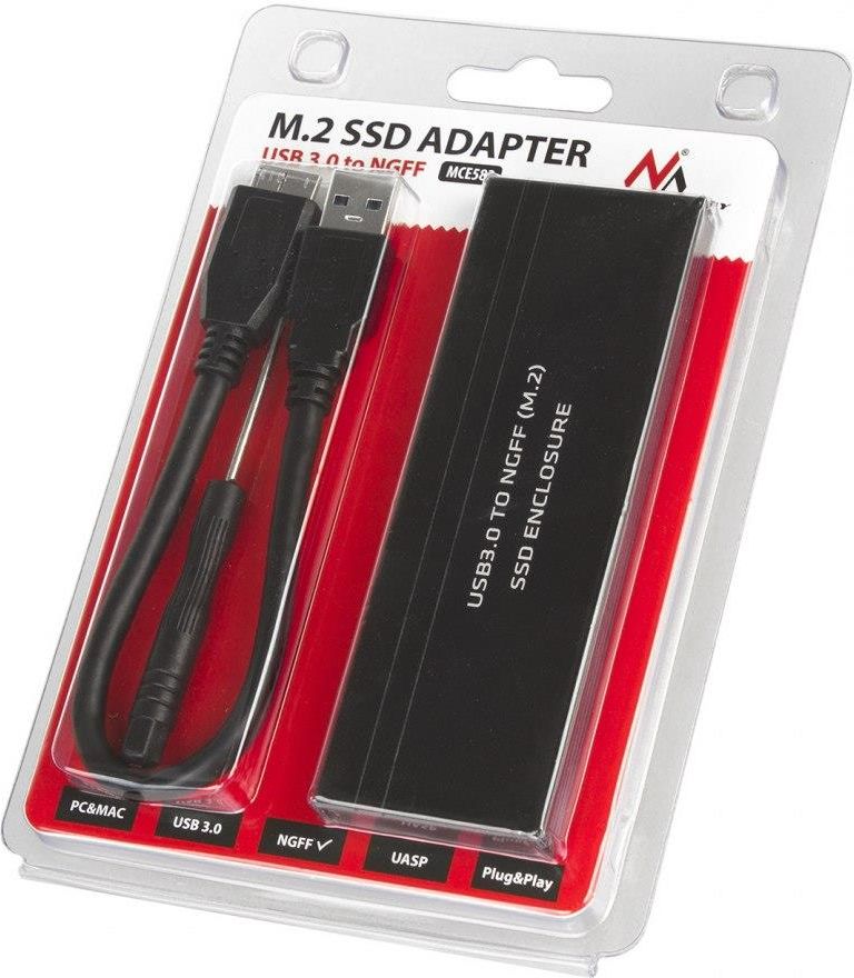 Maclean obudowa dysku SSD M.2 NGFF USB 3.0 (MCE582) - zdjęcie 1 Maclean obudowa dysku SSD M.2 NGFF USB 3.0 (MCE582)
