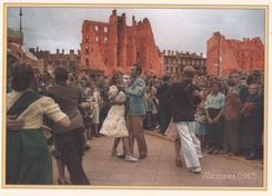 Zdjęcie Olesiejuk Sp. Z O.O. Pocztówka Warszawa 1947 Zabawa Na Placu.. - Wrocław