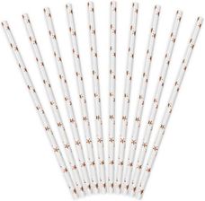 Zdjęcie Party Deco Słomki Papierowe Jasne Różowe Złoto 19.5Cm (1 Op. 10 Szt.) - Krośniewice