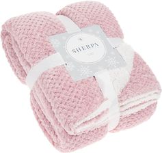Spod Igły I Nitki Pudrowy Koc Z Mikrofibry Baranek 150X200 Sherpa 19228