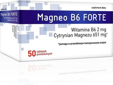 Mbm Pharma Magneo B6 Forte - Cytrynian Magnezu 50 Tabl.