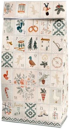 Maileg Torebka Papierowa Gift Bag W. Days Of December Small (14931001)
