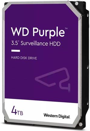 Wd Dysk Hdd Purple (4 Tb ; 3.5"; 256 Mb; 5400 Obr/Min) (Wd42Purz)