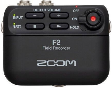Zoom F2 rejestrator mikrofon lavalier