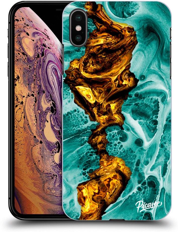 Silikonowe PrzeŹroczyste Etui Na Apple Iphone Xs Max Goldsky Etui