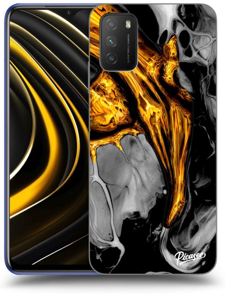 Silikonowe Czarne Etui Na Xiaomi Poco M3 Black Gold Etui Na Telefon Ceny I Opinie Ceneopl 5848