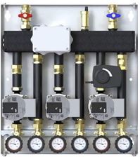 Defro Zestaw Hydrauliczny Dcm 20 3 Obiegi Pompy Wilo Para 15/6 (DCMWP06)