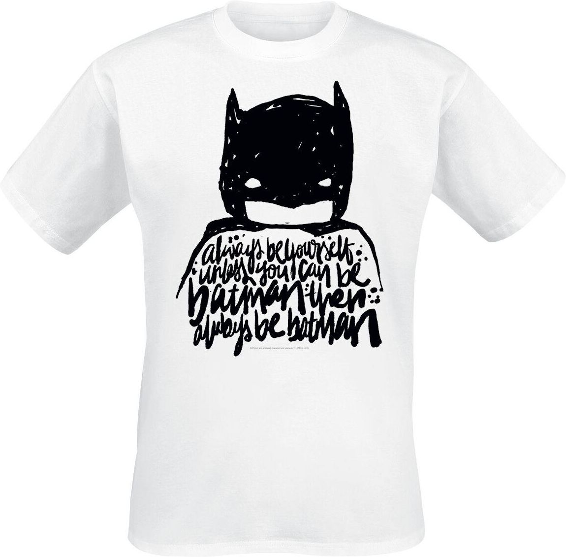 Batman Always be yourself unless you can be Batman TShirt biały