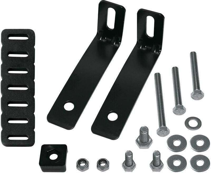SKS Astine Per Parafanghi Velo 42 Urban - Fissaggio Universale Senza Attrezzi, Plastica Nera, Made In Germany